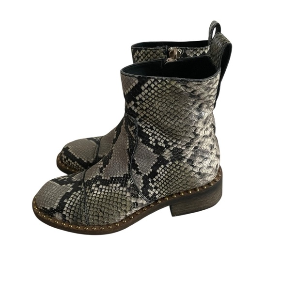 Zadig & Voltaire Snake Print Ankle  Empress Wild Ankle Boot  Women Size 6 - Picture 4 of 9